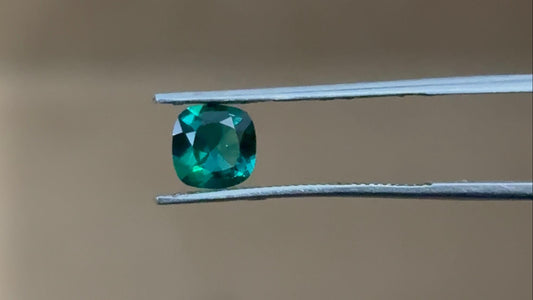 "Exquisite Lab Grown Emerald - High-Quality, Expertly Cushion Cut, and Certified"